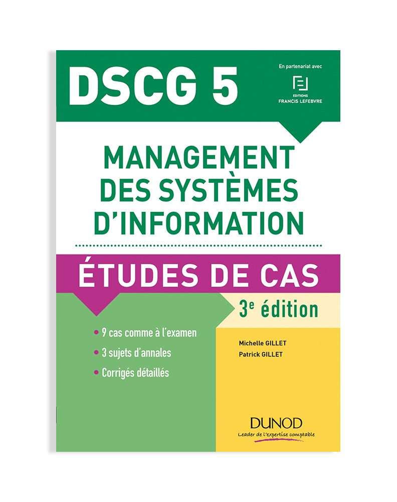 DSCG 5 - Études de cas - Collection EXPERT SUP - éditions Dunod - 2017